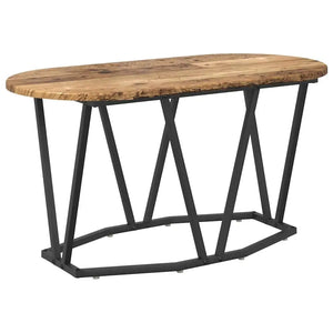 Table basse bois métal industrielle