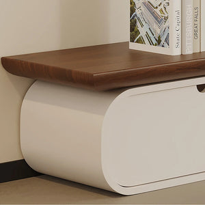 Meuble TV design scandinave blanc