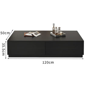 Meuble TV noir mat minimaliste