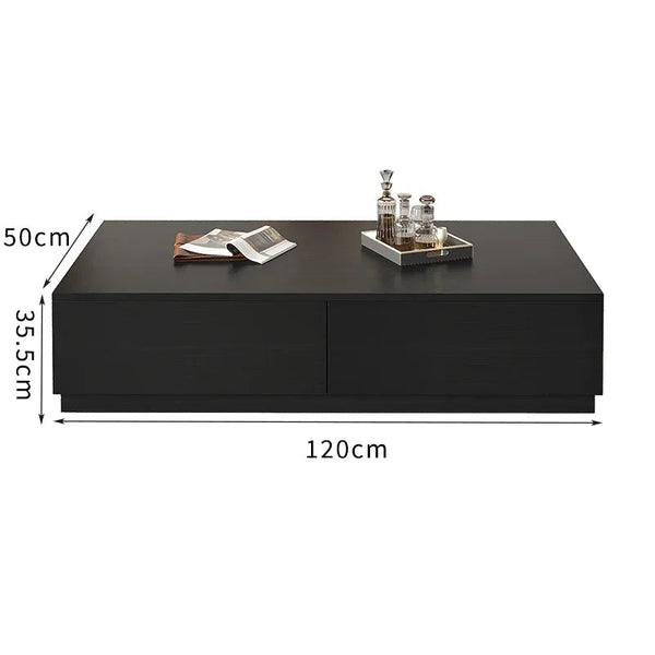 Meuble TV noir mat minimaliste