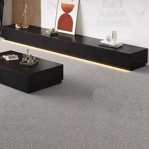Meuble TV noir mat minimaliste