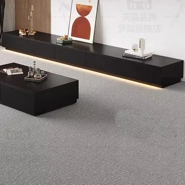 Meuble TV noir mat minimaliste