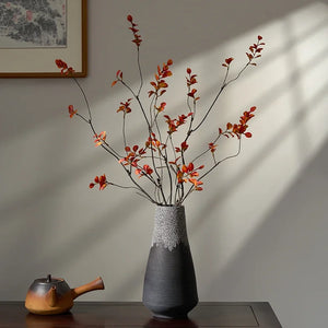 Vase céramique moderne bicolore