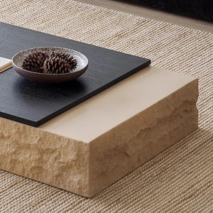 Table basse rectangulaire moderne luxe