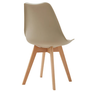 Chaise de salle à manger design beige