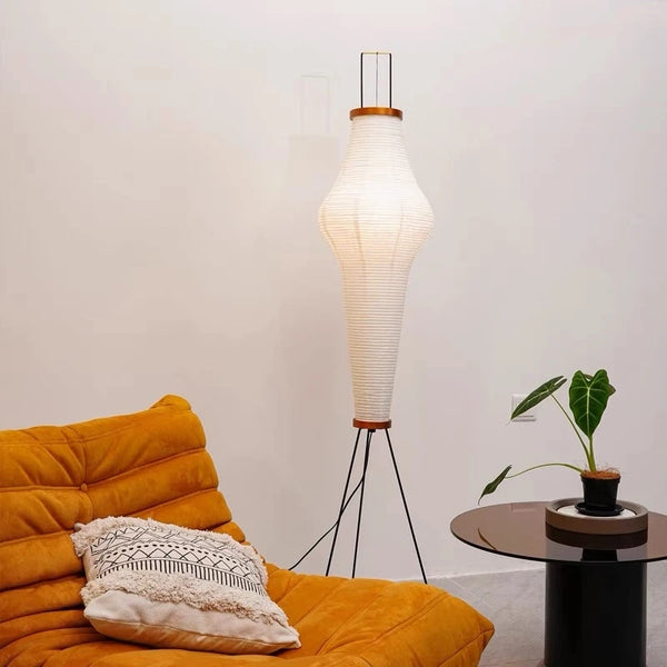 Lampadaire japonais papier de riz design
