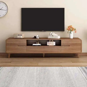 Meuble TV rétro moderne noyer