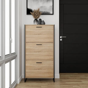 Meuble à chaussures industriel bois