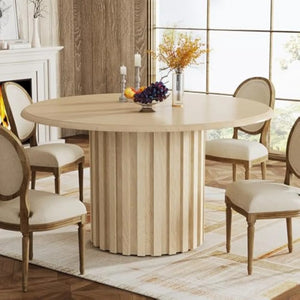 Table ronde moderne pied colonne
