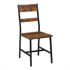 Chaises de salle à manger industrielles bois