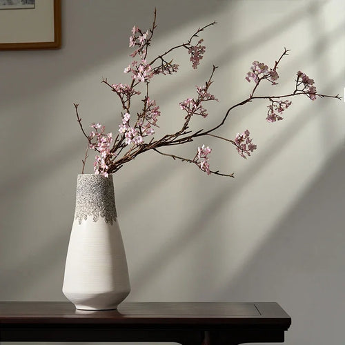 Vase céramique moderne bicolore