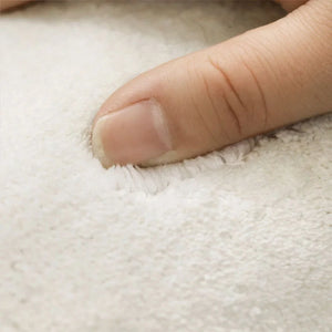 Tapis irrégulier rétro beige