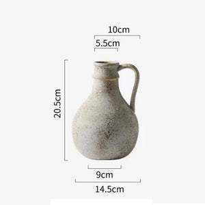 Vase en céramique vintage fait main
