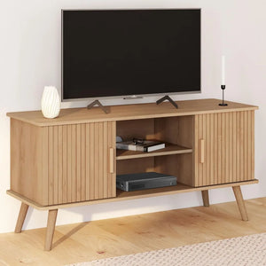Meuble TV bois chêne moderne