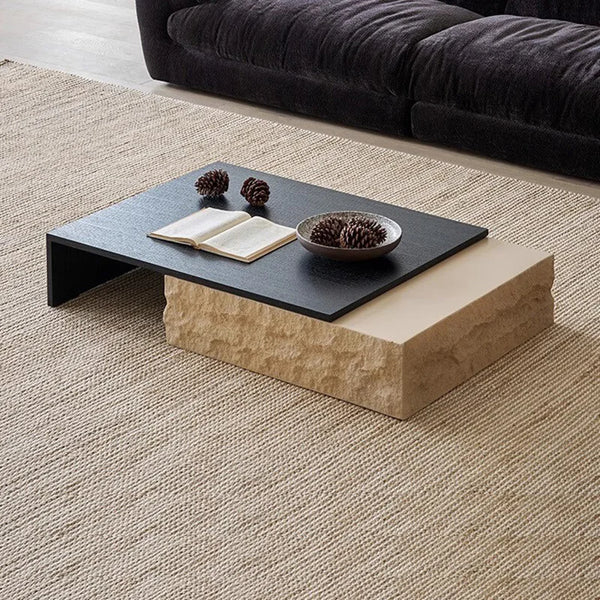 Table basse rectangulaire moderne luxe