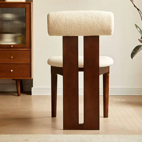 Chaise bois massif vintage nordique