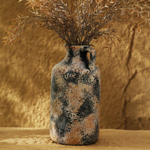 Vase en grès style Wabi-Sabi