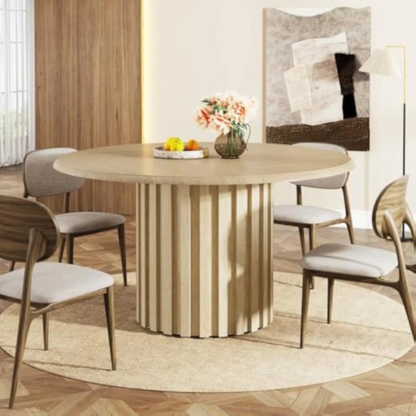 Table ronde moderne pied colonne
