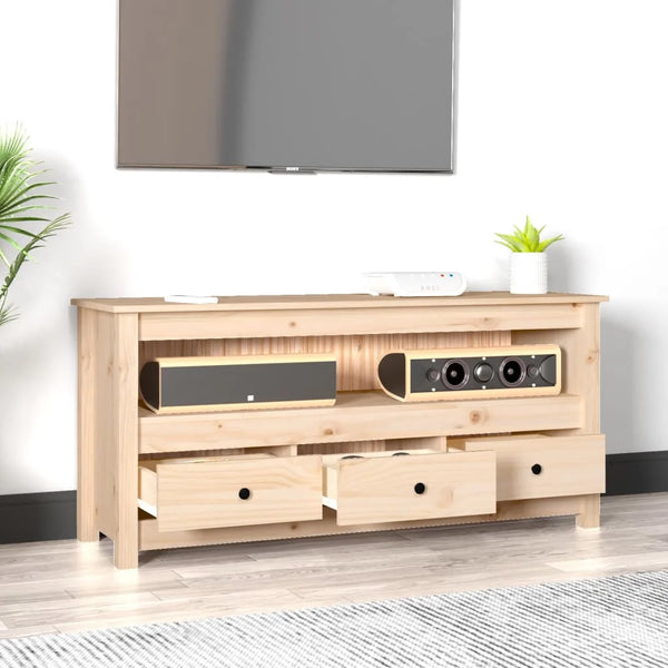 Meuble TV bois massif rustique