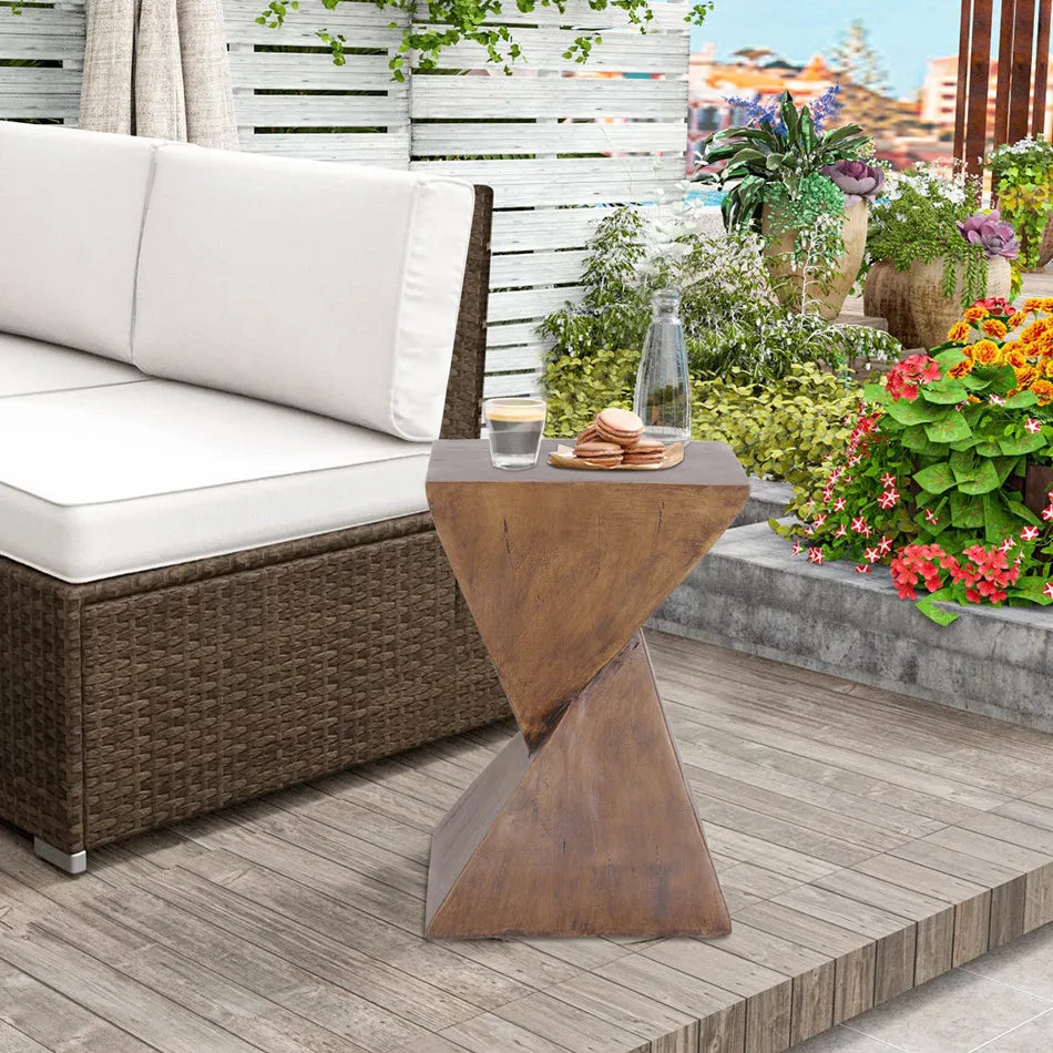 Table d’appoint béton design naturel