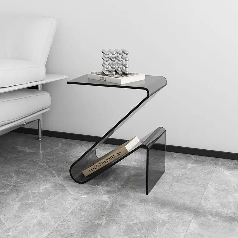 Table d’appoint design acrylique moderne