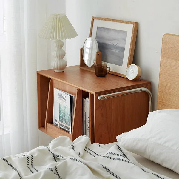 Table d’appoint bois massif style rétro