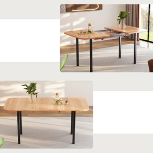 Table à manger extensible bois clair
