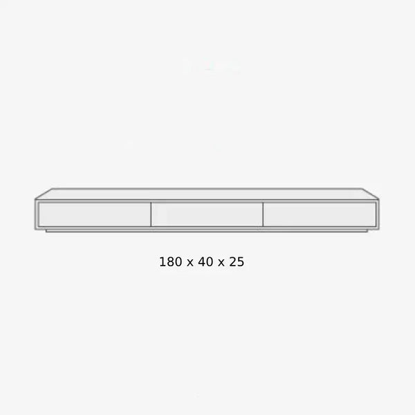 Meuble TV blanc minimaliste mat