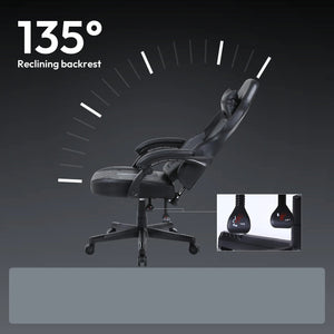 Chaise gaming ergonomique cuir