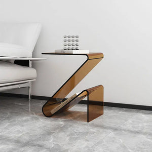 Table d’appoint design acrylique moderne