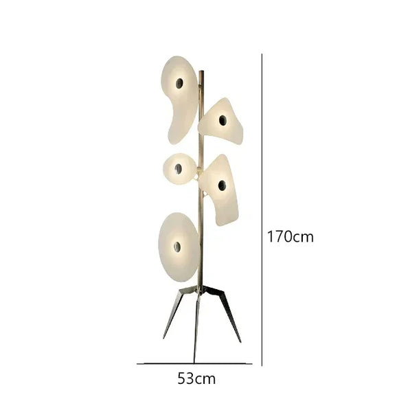 Lampadaire design acrylique moderne