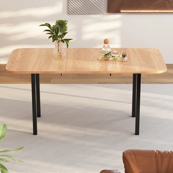 Table à manger extensible bois clair