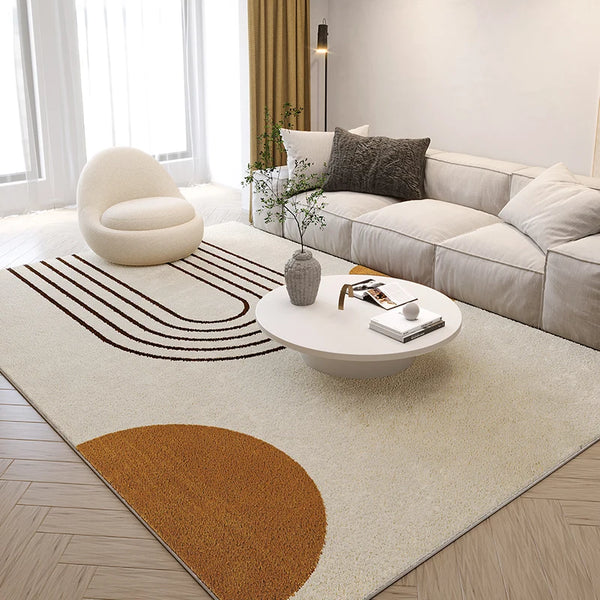 Tapis nordique lignes abstraites