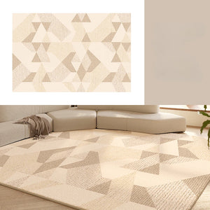 Tapis salon style cream doux