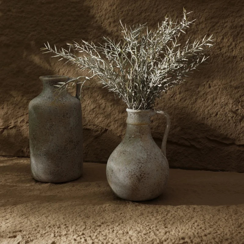 Vase en céramique vintage fait main