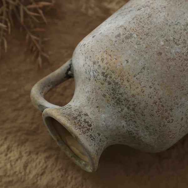 Vase en céramique vintage fait main