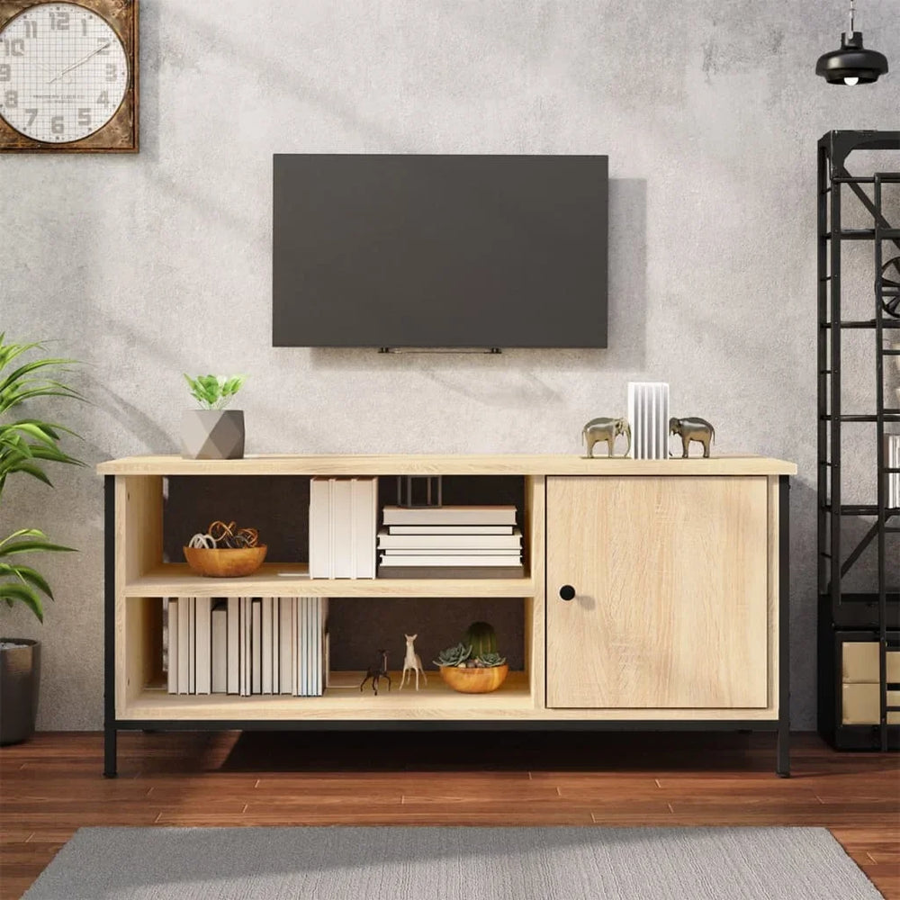 Meuble TV bois clair moderne