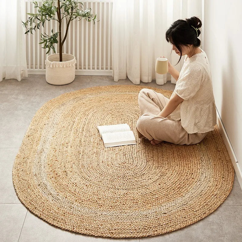 Tapis de salon japonais tissé à la main