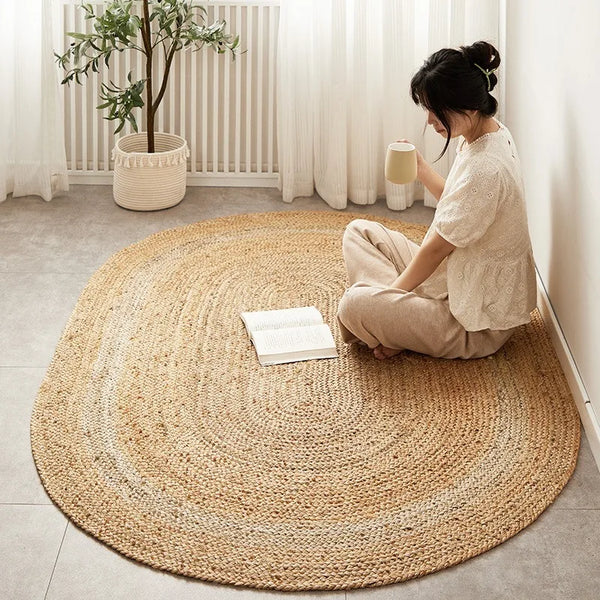 Tapis de salon japonais tissé à la main