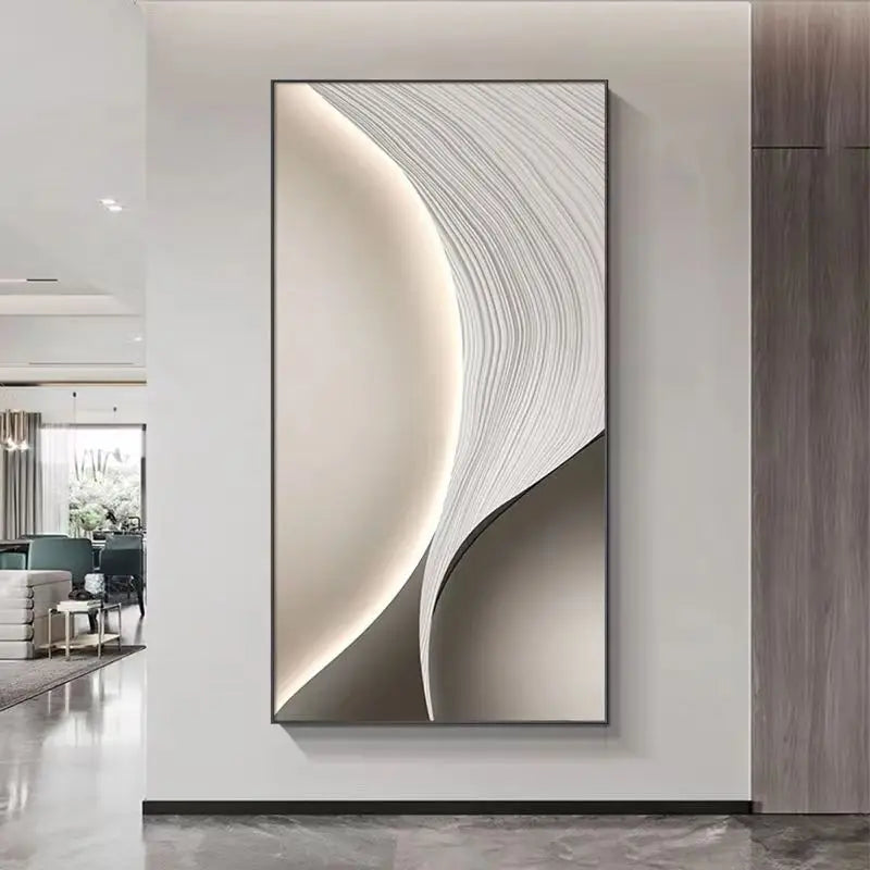 Tableau mural LED abstrait design