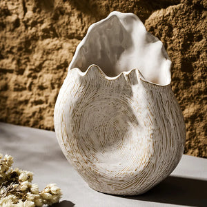 Vase en céramique cercle irrégulier