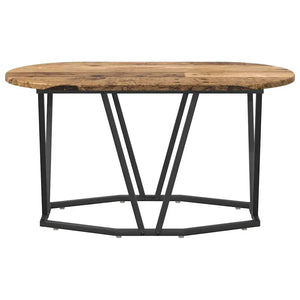 Table basse bois métal industrielle