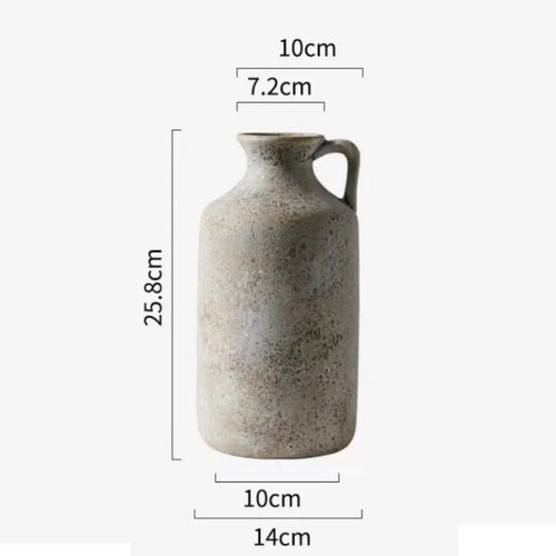 Vase en céramique vintage fait main