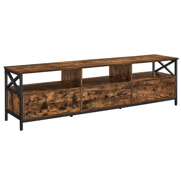 Meuble TV industriel bois rustique