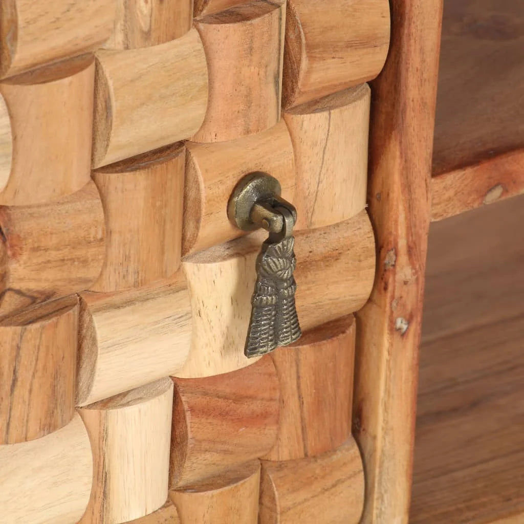 Meuble TV bois acacia naturel