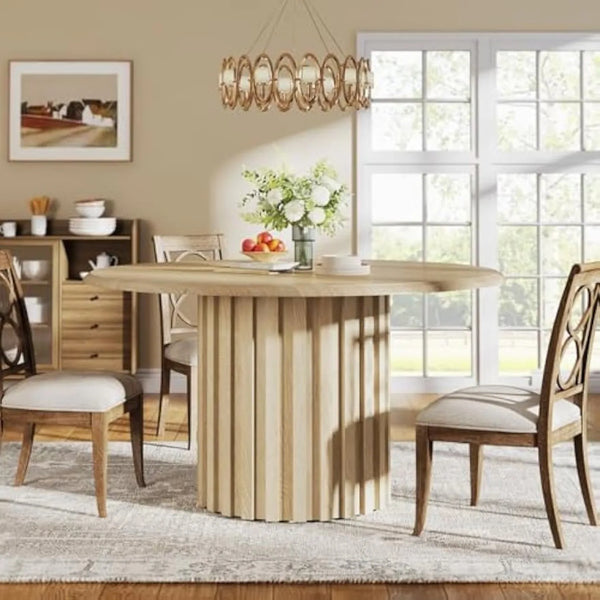 Table ronde moderne pied colonne