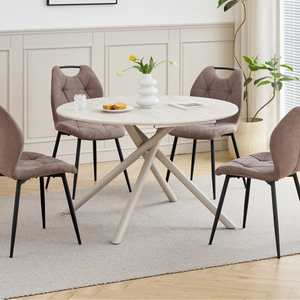 Table à manger ronde scandinave
