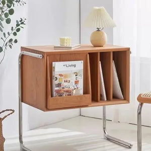 Table d’appoint bois massif style rétro