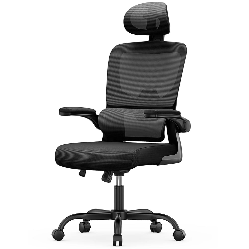 Chaise de bureau ergonomique noire