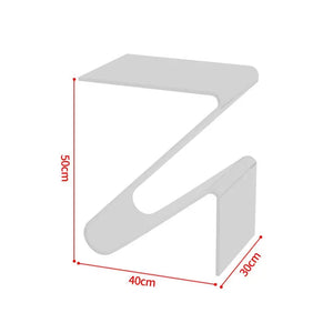 Table d’appoint design acrylique moderne